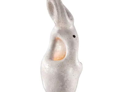 Fertility Form illuminated sculpture Low-poly 3D model