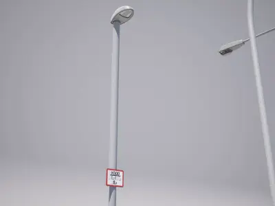 Streetlight Lanterns Low-poly 3D model