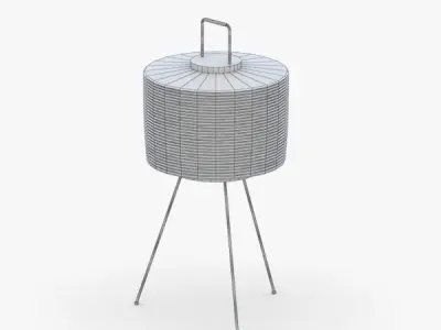 1459 - Floor Lamp Low-poly 3D model