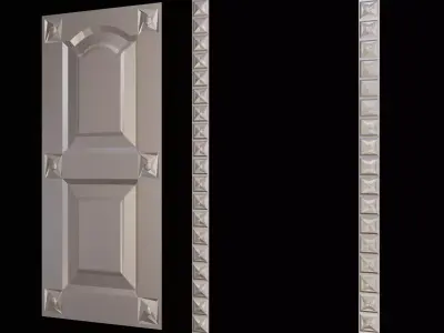 Door Choukat Low-poly 3D model