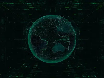 Hologram Planet Earth For Cinema4d 3D model