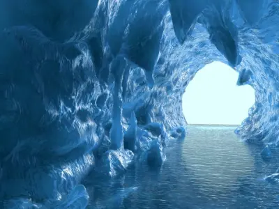 Ice Cave 3D model