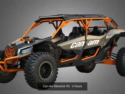 Can-Am Maverick X3 - 2 in 1 3D Model Pack