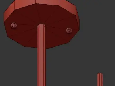 APENERA modern chandelier with brass and balls 3D model