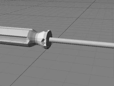 Mechanical Handtools - Screwdriver cross-bade type phillip head 3D model