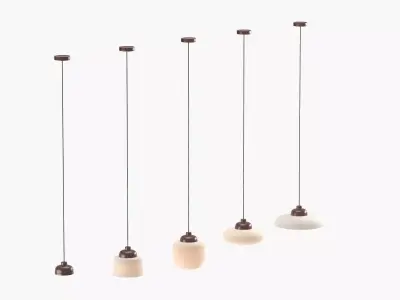 Devorm Round Pendant Lamps 3D model