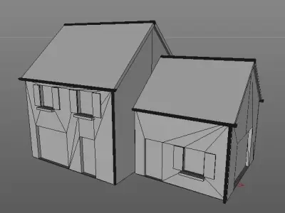 Simple house 3D model
