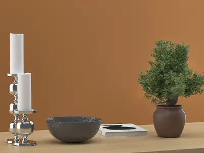 Sofa setup 02 3D model