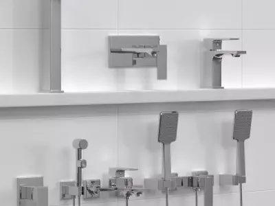 Volle Leon faucet set 3D model