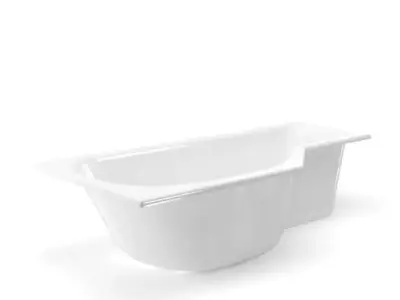 New White Bath Tub 3D model