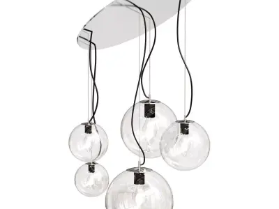 Ideal Lux MAPA FADE L100xB54cm 5-Flg 140759 3D model