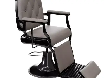 Barber Hydraulic Chair  Realistic PBR 3D Model 3D model