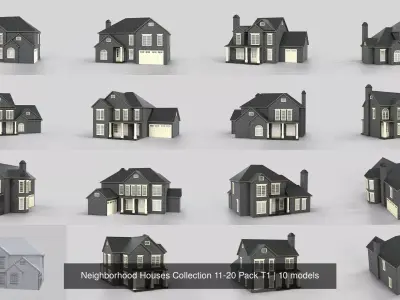 British House Design Collection 11-20 Pack T1