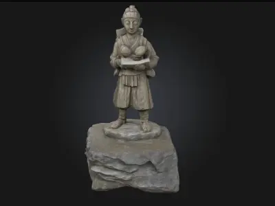 Scholars Journey Vintage Study Display 3D model