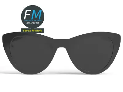 Sunglasses caged 3D model