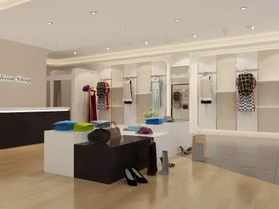 Clothing Store 05 3D model
