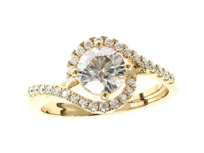 Engagement Ring 3D print model