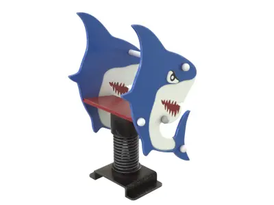 Sea Creatures Playground - Spring Riders Collection 4kTextured 3D Model Pack