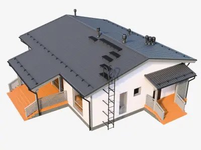 Nordic house 3D model