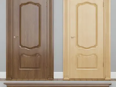 Door Collection 18 Pieces 3d model 3D model