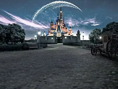 Disney Castle 3D model