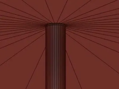Large Scandinavian Chandelier 3D model