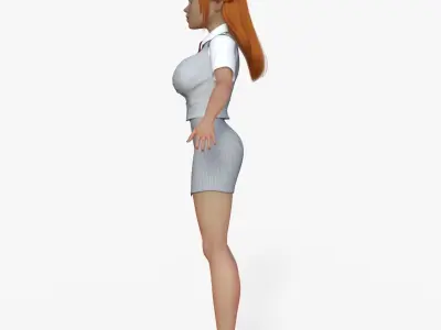 Business Women 3D model