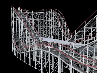  Roller Coaster Track 