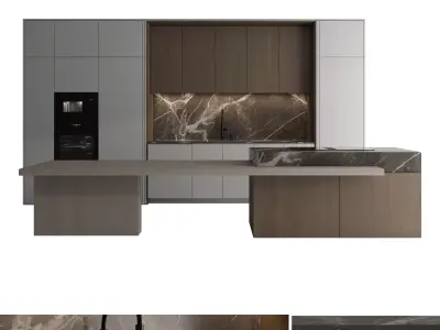 Kitchen set 20 3D model