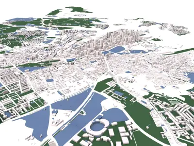 Sydney City Australia 3D model