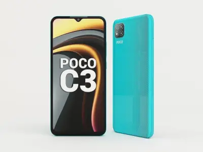 xiaomi poco c3 3D model