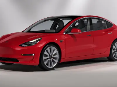  Tesla Model 3 with Interior New 