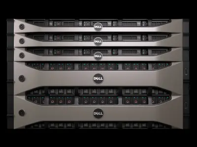 Data Server and Network Rack 3D model