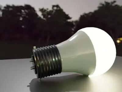 Realistic bulb 3d modal FBX Low-poly 3D model