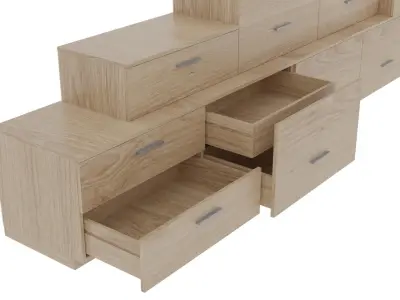 tv stand 0122 3D model