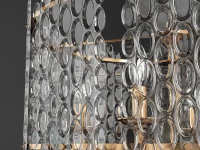 Chandelier Stilfort Glazgo Low-poly 3D model