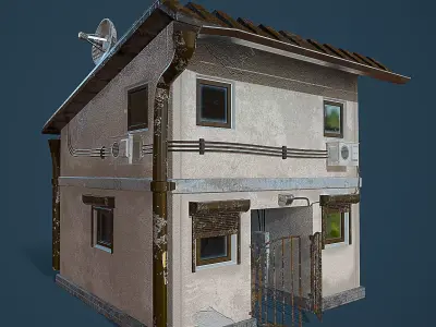 Old House Free low-poly 3D model