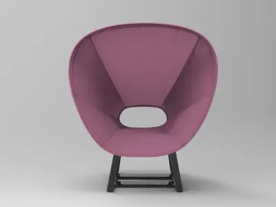 Gramophone Armchair 3D model