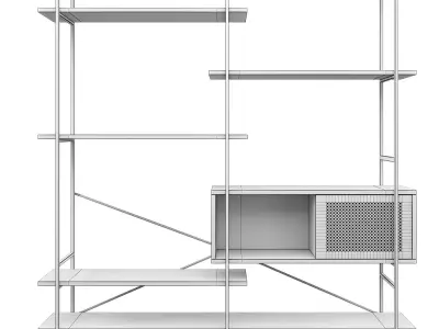 shelves Angus 3D model