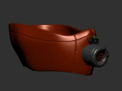 gas mask  sculpt 3d printable  3D model