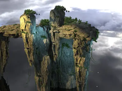 Paradise island 8  3D model