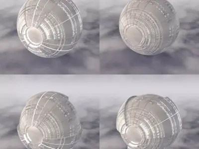 Sci-Fi Spaceship A 001 3D model