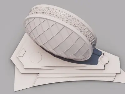 Aldar headquarters building in ABU DHABI  3D print model