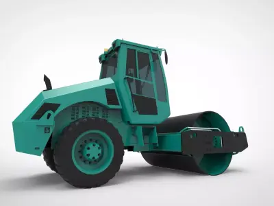 asphalt roller  3D model