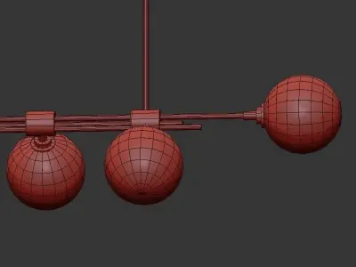 TRILOGY PENDANT 3D model