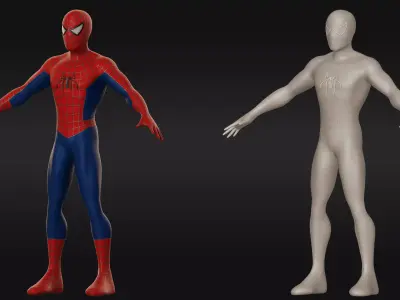 Spider-Man Friend or Foe - Cinematic Intro Cutscene Suit  3D model