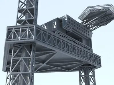 OilRig for 3Dprint 3D print model