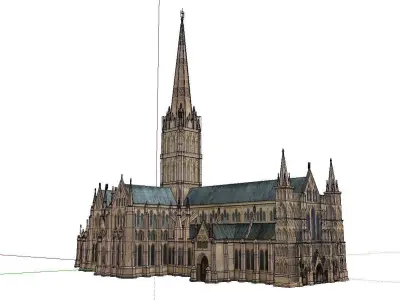 Architecture-Religion-God-Culture-Temple-029 cathedral 3D model