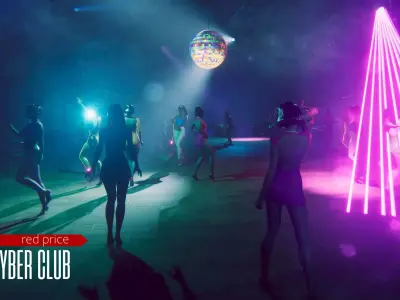 cyberpunk - Cyber Club Low-poly 3D model