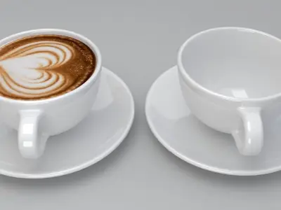 Coffee Cup Sat 3D model